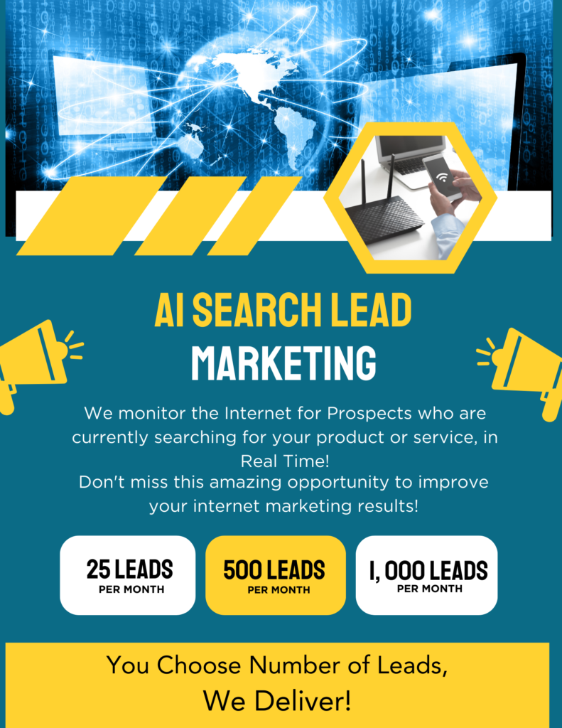 Internet Marketing Lead Generation with AI Search Results