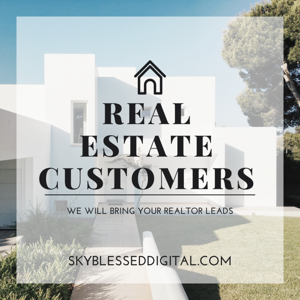 Real Estate Customer Leads for Realtors in Lubbock Texas.